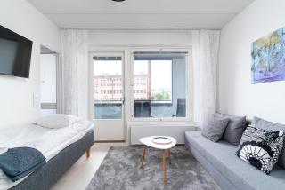 Top Location LutakkoBoss with balcony 100Mb WiFi, Työpiste, Parveke ja Pyykkikone Rahulihomes apartments - Jyväskylä - 6