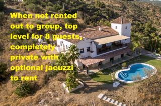 Complete Private Mansion with spectacular views over entire Costa del Sol, private pool & optional private 8 persons JACUZZI in pure nature 'SAN JACINTO' - Tolox - 9
