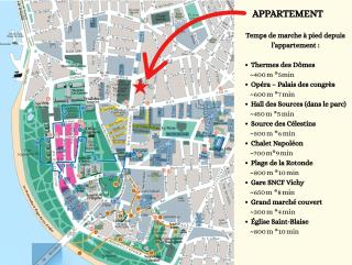 VENI VEDI VICHY - Appartement de 50m2, climatisé, en coeur de ville, classé meublé de tourisme 5 étoiles - Vichy - 3
