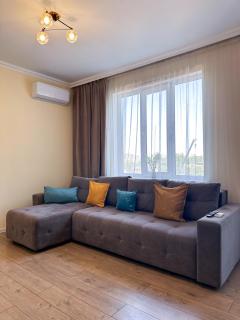 Просторная квартира с балконом в ЖК Атлант - Almaty - 8