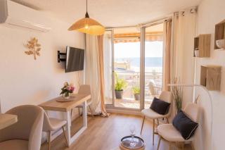 Appartement Cosy avec Vue Mer au 4e - Valras-Plage - 9