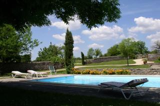 Domaine du Château la Rhue grand espace piscine - Rocamadour - 7
