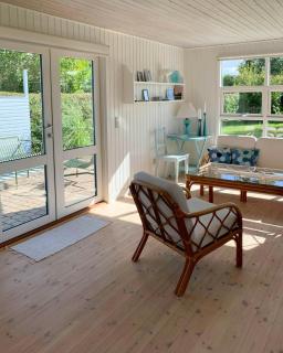 Light Blue 60S Summer House By Jørgensø Beach - Otterup - 8
