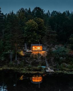 Architect Cabin By Kringlevann Lake - Andebu - 9