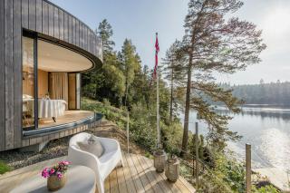 Architect Cabin By Kringlevann Lake - Andebu - 2