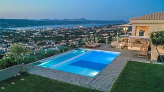 Villa Kedria with a panoramic ocean view - Souda (Suda) - 7