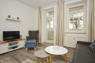ruhige Lage, Veranda, gratis Nutzung vom AHOI Erlebnisbad - Villa Möwe FeWo 01 - 6
