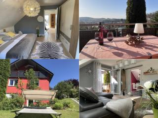 Schöne Ferienwohnung in Schauenstein-Hof im Frankenwald mit Loggia 100qm - Schauenstein - 0