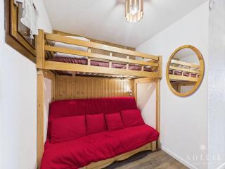 Studio cabine 4/5 pers, balcon exposé sud, à 50m des pistes, parking inclus - FR-1-398-513 - 4