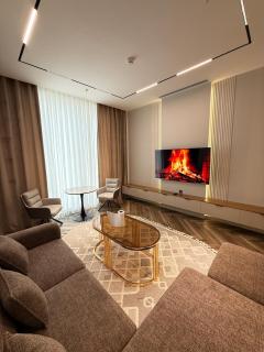 Studio in Nest One 22nd floor with Humo Arena view - Tasjkent - 9