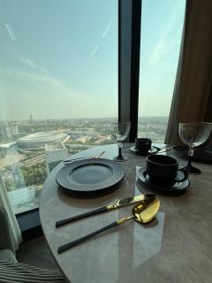 Studio in Nest One 22nd floor with Humo Arena view - Tasjkent - 4