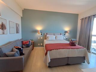 Helbor Stay Santos Pompéia Gonzaga - Varanda vista mar - Santos - 4