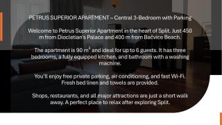 PETRUS SUPERIOR APARTMENT - spacious three-room apartment - prestigious location near Diocletian's Palace and Bacvice beach - the best restaurants within walking distance - free parking provided - Split - 2
