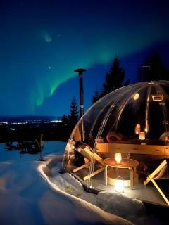 Glass Igloo With Panoramic Views In Åsbygda - Jevnaker - 0