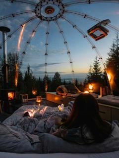 Glass Igloo With Panoramic Views In Åsbygda - Jevnaker - 7