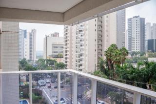Gleba com ar-condicionado na sala e quarto, sacada e piscina - Londrina - 7