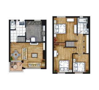 Bright 3-Bedroom Flat Parking 4KTV & Balcony - 3