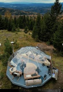 Glass Igloo With Panoramic Views In Åsbygda - Jevnaker - 2
