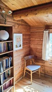 Peaceful Log Cabin With Turf In Raageleje - Vejby - 1