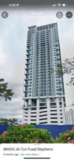 Baysuites Likas 9pax City Views L 21 near kk town - 2