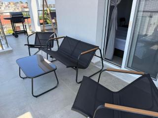 Luxe Panorama Penthouse with Private Jacuzzi, BBQ and Sea View - Nea Kallikratia - 0