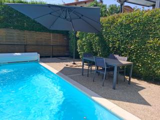 Independent F2 pool sauna garden - Solignac-sur-Loire - 5