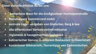 Sporthotel Kitz inkl Sommercard, kostenlose Maut für die Großglockner Hochalpenstraße, zentrale Lage mit bestem Ausblick - Bruck an der Grossglocknerstrasse - 9