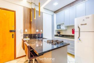 Apt completo com varanda, Setor Sudoeste - POR0017 - 8