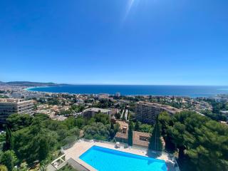 Nice Ouest-Splendide 3p, Roof-Terrace Panoramic Sea View - Nice - 7