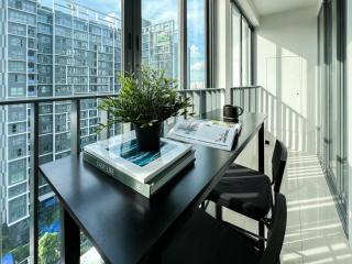 Tranquil Apt 2 BR - Ultra Fast Wifi - BTS On Nut - 6
