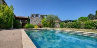 Belle maison de pierre pour 10p, 4ch, piscine privative, grand jardin clos - Alba-la-Romaine - 0