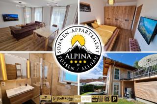 Alpina Sonnen-Appartements Füssen incl XL-Sonnen-Terrasse & Königscard - Füssen - 0