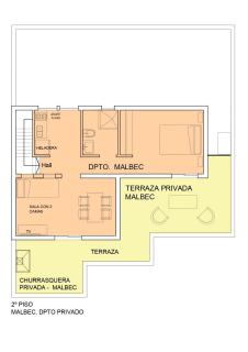 HOLY WINE te ofrece DIFERENTES alternativas DEPARTAMENTO COMPLETO o SUITES Puedes elegir cual se adecua a tu necesidad en su descripción, recorrido fotográfico y plano - 9