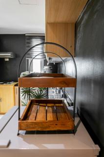 BGC Sleek Black Wood Corner Studio - Manila - 7