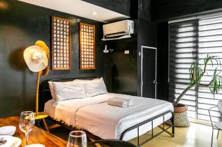 BGC Sleek Black Wood Corner Studio - Manila - 2