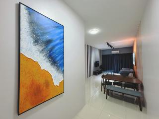Kuching Cozy Comfort 07 - Urban Ember GEM Suites 7 Pax near Airport & Saradise - Kuching - 8
