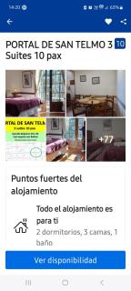 PORTAL DE SAN TELMO 3 suites 10 PAX - 9