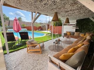 Chambre double dans villa avec piscine salle de bains privée - 6