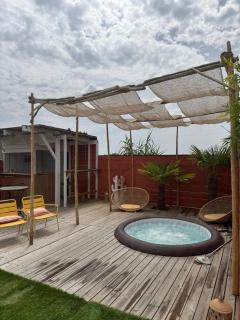 Chambre double dans villa avec piscine salle de bains privée - Roézé-sur-Sarthe - 9