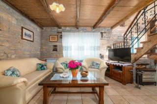 Casa Celeste mit Pool und Sauna, Panoramameerblick, Haustiere willkommen - Vošteni - 5