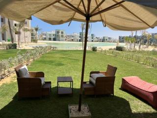 Fouka Bay - Ground Chalet with Garden 3BR - Lagoon View - Marsa Matruh - 0