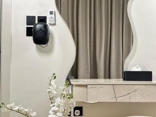 شقة فاخرة بغرفتين نوم وصاله ومطبخ مستقل - 4