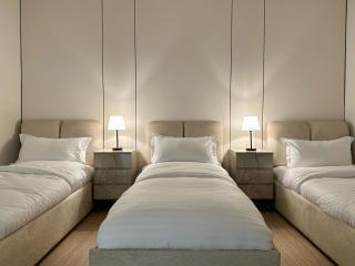 شقة فاخرة بغرفتين نوم وصاله ومطبخ مستقل - 2