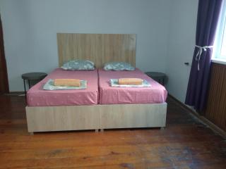 large bedroom with two separate beds - 8