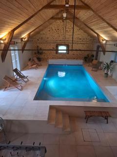 La Grange Flor'Alie gîte et piscine intérieure - 5