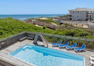 Oceanfront Nags Head Pool Hot Tub Slide Firepit - 4