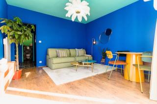 Luna - Cosy Appartement 50m2 - Place Parking Privé -Ascenseur - Position Centrale Gare - Pompidou - Nouvelle Ville - 2 à 4 Personnes - 9