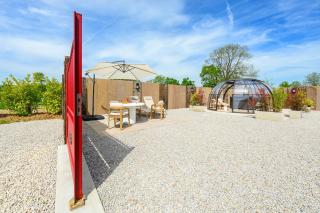 Gîte dans le Cotentin avec jacuzzi professionnel sous un dôme vitré - 6