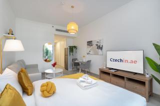 New Charming Studio in JVC - Dubai - 9