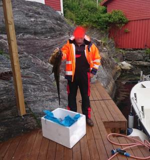 Fishing from the garden - Lindås - 1